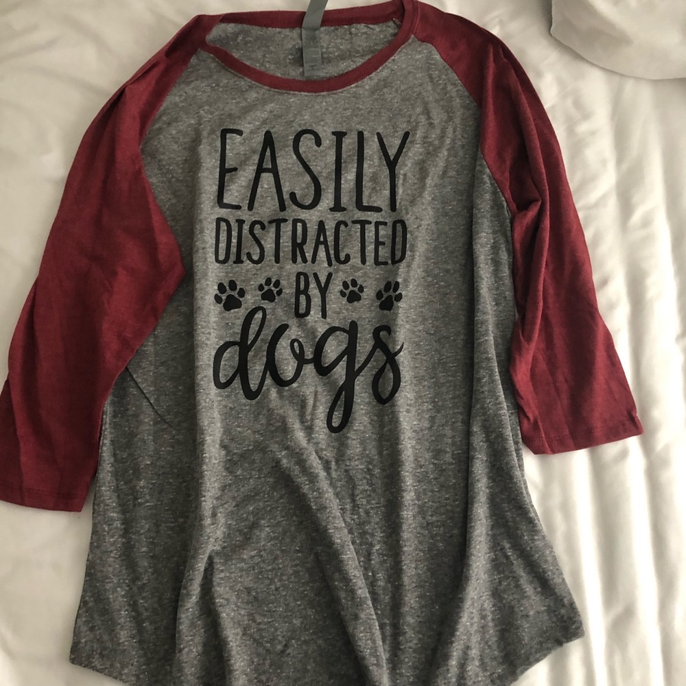 Dogs baseball tee